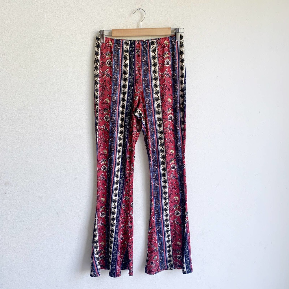 Mind Code Stretchy Boho Yoga Flare Pants